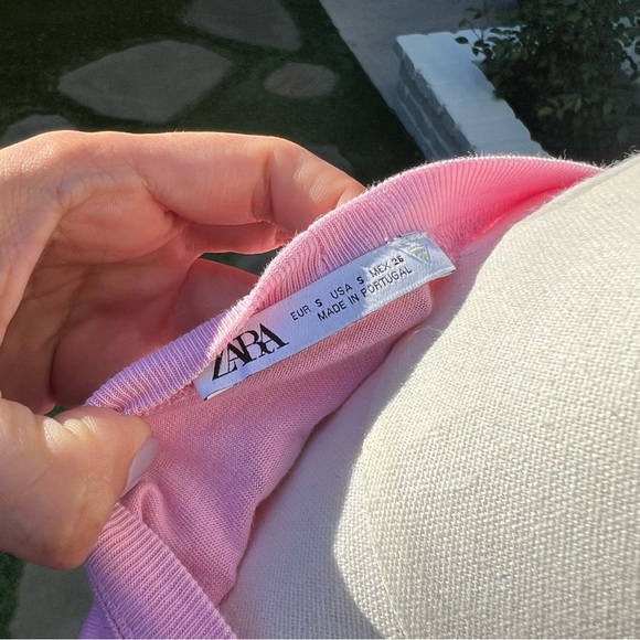 ZARA Los Angeles Pink T-Shirt - Picture 3 of 5